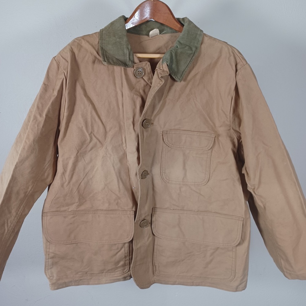 Sears Roebuck Vintage Canvas Duck‎ Hunting Chore Utility Field Jacket